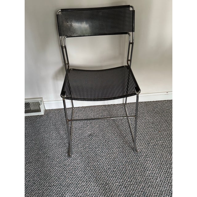 Metal Vintage 1970s Minimalist Arrben Italy Dining Chair For Sale - Image 7 of 8