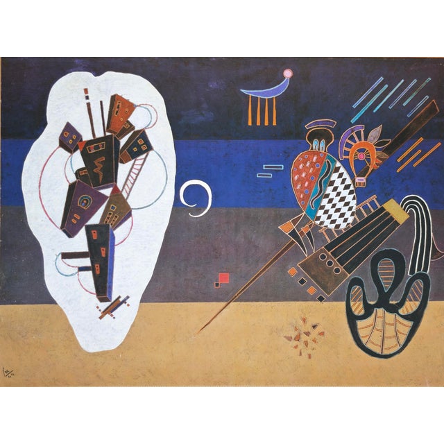 Wassily Kandinsky Abstract Composition - Isolation Original poster for the exhibition at Karl Flinker Gallery 1992 60 x 42...