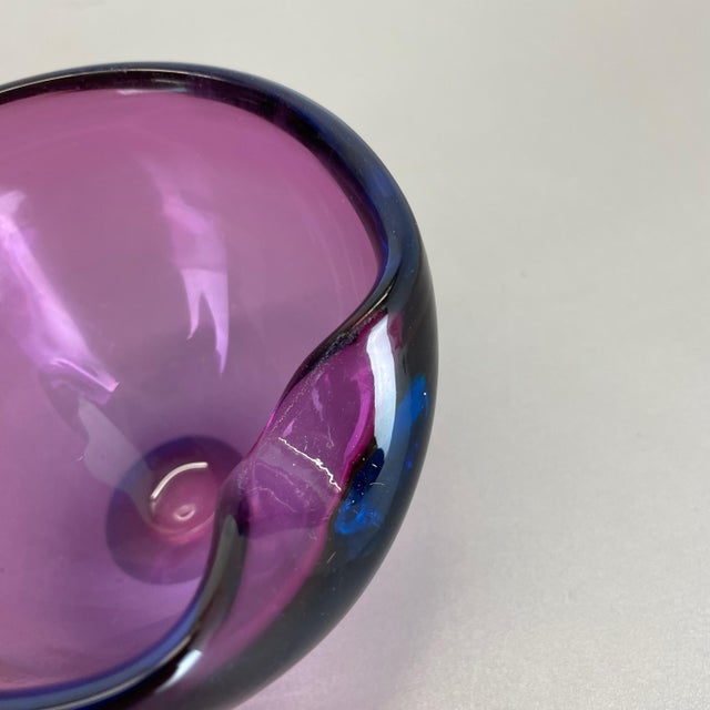 Purple Murano Glass Ashtray, Italy, 1970s For Sale - Image 9 of 18