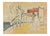 Watercolor drawing on paper realized by Mino Maccari in 1940s. Hand signed lower right. Very good condition. This piece is...