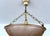 French Art Deco Pink Glass Pendant Light, 1930s For Sale - Image 17 of 18