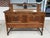 This substantial antique oak sideboard, crafted by J.B. Van Sciver Co. in Camden, NJ, showcases richly figured grain,...