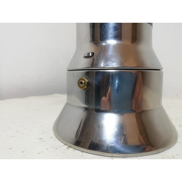 Silver 9090 Coffee Maker by Richard Sapper for Alessi, Italy, 1970s For Sale - Image 8 of 14