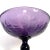 Late 19th C. Amethyst Etched Glass Compote Art Nouveau Victorian Traditional For Sale - Image 9 of 10