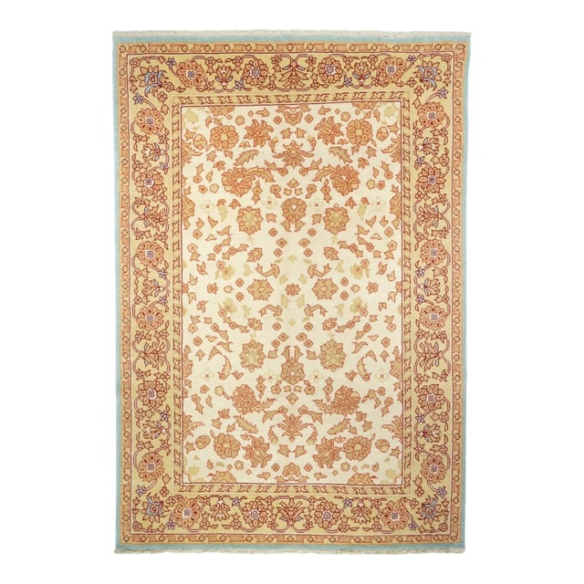 Oushak Rug 6' X 9' For Sale