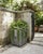 Vintage French Orangerie Style Galvanized Zinc Square Planter Box For Sale In West Palm - Image 6 of 12