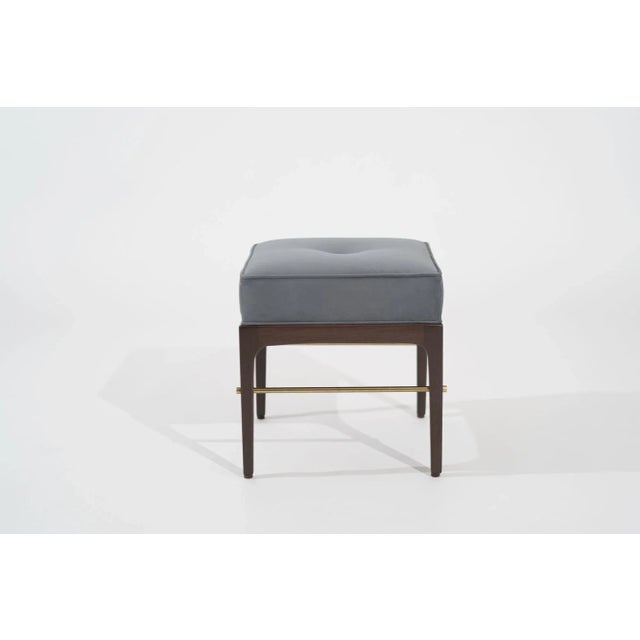 Wood Linear Stools in Walnut Series 18 by Stamford Modern - a Pair For Sale - Image 7 of 12