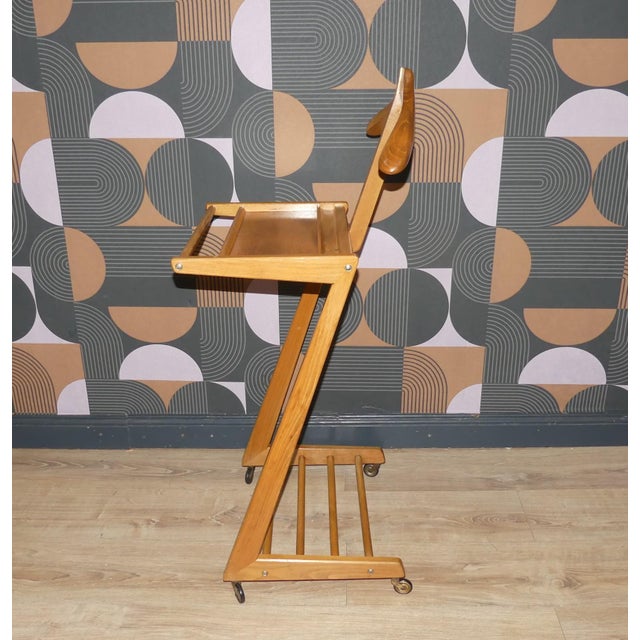 Mid-Century Modern Zig Zag Clothes Rack from Opal Furniture, 1950s For Sale - Image 4 of 9