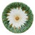 French Majolica Daisy Plate Orchies, Circa 1890 For Sale