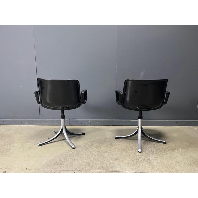 Plastic Modus Chairs by Osvaldo Borsani for Tecno, 1970s, Set of 2 For Sale - Image 7 of 11