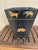 Mid-Century Modern 1980s Farmhouse Handmade Usa Decoupage Wood Zebra & Monkeys Wastepaper Basket For Sale - Image 3 of 8