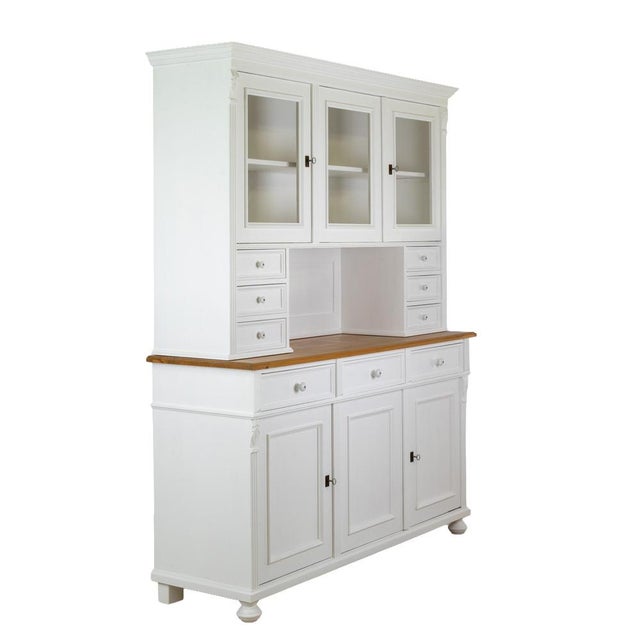 3-Door Softwood Kitchen Buffet For Sale - Image 12 of 12