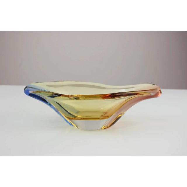 1960s Mid-Century Glass Bowl by Josef Hospodka, 1960s For Sale - Image 5 of 8
