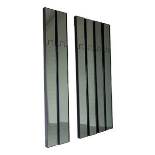 Vintage Mirrors by Luciano Bertoncini, 1970s, Set of 6 For Sale