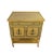 Yellow Double-Door Bedside Table With Iron Anchor Decoration For Sale - Image 4 of 9