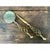 Vintage Brass Magnifying Glass and Letter Opener For Sale - Image 4 of 12