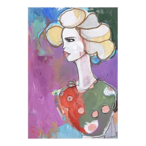 Heart - Abstract Figurative Portrait Original Artwork by Erin Hammond