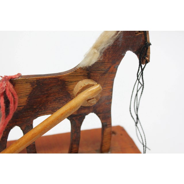 Hand-Carved Folk Art Horse Pulled Cart For Sale In New York - Image 6 of 12