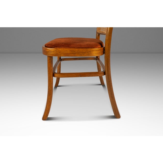 Brown Set of Four (4) Bentwood Model 811 Styled Dining Chairs in the Manner of Josef Frank & Josef Hoffmann for Stendig, Usa, C. 1970s For Sale - Image 8 of 17