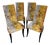 Jack Lenor Larsen "Primavera Velvet" Dining Chairs - Set of 4 For Sale