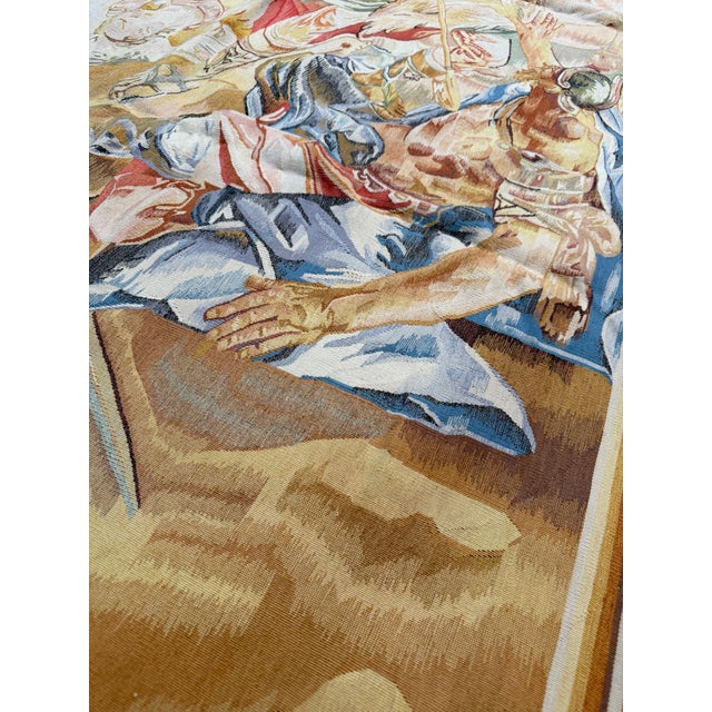 Late 20th Century Woolen Tapestry Wall Hanging For Sale - Image 9 of 11