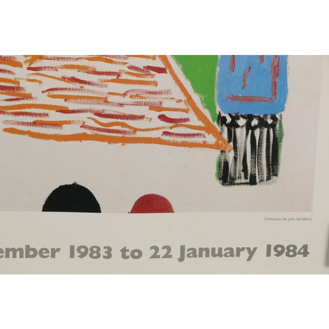 Paper David Hockney Paints the Stage Walker Art Center 1984 Exhibition Poster, Framed For Sale - Image 7 of 12