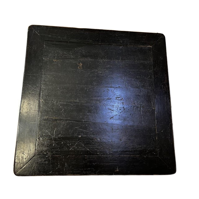 Chinese Antique Country Furniture a Coffee Table With Carved Spandrels For Sale In Chicago - Image 6 of 10