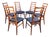 1960s Rare Danish Modern "Lis" Dining Chairs in Rosewood & Leather by Niels Koefoed For Sale