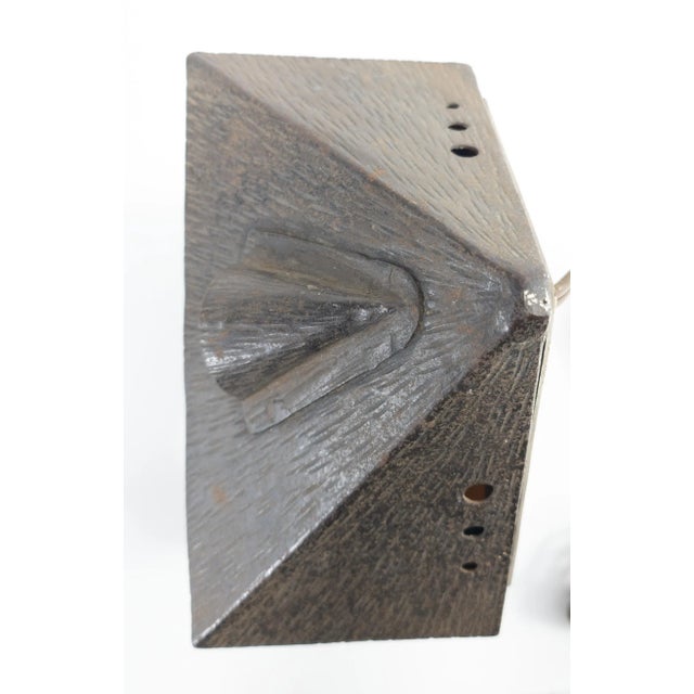 American Arts & Crafts Alabaster and Marble Mantel Clock For Sale - Image 10 of 13