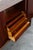 Mid Century Danish Modern Credenza Highboard Sideboard Sliding Teak 4 Doors Bar For Sale - Image 10 of 12