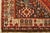 Shiraz Rug 3’10” X 5′ Red Wool Vintage Tribal Hand-Knotted Oriental Carpet For Sale - Image 10 of 13