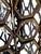 European Hollywood Regency Patinated Brass Openwork Lantern Pendant Light, 1970s For Sale - Image 10 of 17