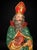 This rare carved wooden sculpture depicts Saint Urban I, Pope and Martyr, portrayed wearing richly decorated pontifical...