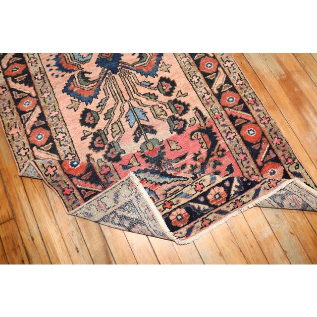 Traditional Antique Zabihi Collection Persian Lilihan Runner - 2'9" x 9'10" For Sale - Image 3 of 8