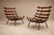 1950s Pair of Costela Armchairs in Brazilian Hardwood & Olive Mohair, Martin Eisler, Brazil, 1956 For Sale - Image 5 of 18