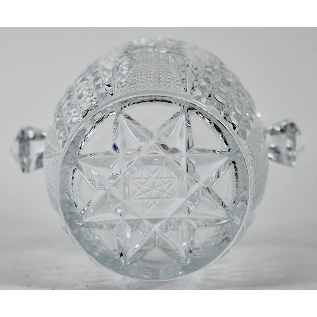 Traditional Vintage Pressed Glass Ice Bucket For Sale - Image 3 of 6