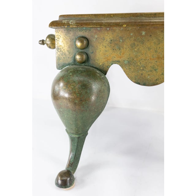English or American Brass Fireplace Trivet For Sale - Image 4 of 12