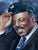 12' Foot Tall Oil on Canvas Portrait of Count Basie Light Up Folding Screen For Sale - Image 4 of 4