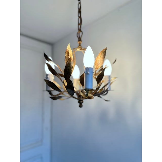 Vintage Hollywood Regency Pendant Light, 1960 For Sale - Image 14 of 18