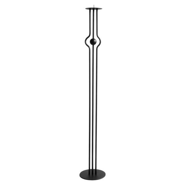 Silver Ritual Candleholder III by Valeria Vasi For Sale - Image 8 of 8