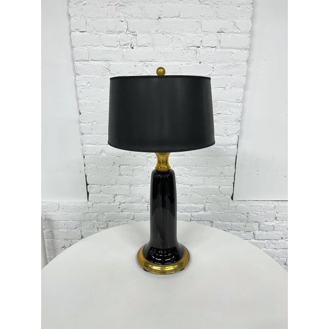 Mid-Century Modern 1983 Art Deco Style Table Lamp Light by Chapman For Sale - Image 3 of 8