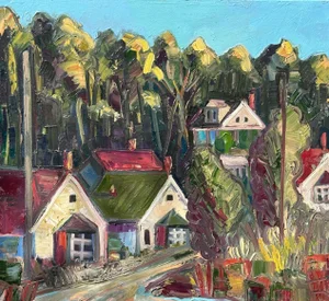 Expressionist California Plein Air Original Oil Painting