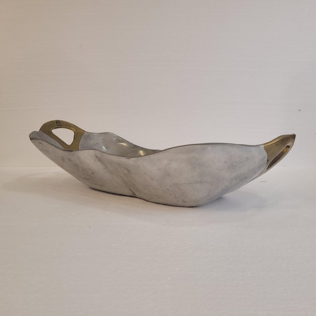 Gold Brutalist Fountain in Brass and Aluminum by David Marshall, Spain, 1980s For Sale - Image 8 of 18