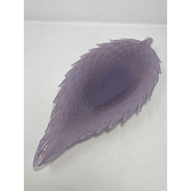 1960s Vintage Purple Lilac Candy Dish From Murano, Italy For Sale - Image 5 of 5