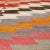 Traditional Vintage Mid-Century Geometric Blue Wool Kilim Rug With Multi-Color Accents For Sale - Image 3 of 5