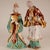 Eugenio Patterino Italian Sculptures Chinoiserie Italian glazed Terracotta figurines Composed a Chinoiserie man and woman...