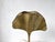 Ginkgo Lamp DLG Tommaso Barbi in Brass-Plated Metal, 2000s For Sale - Image 4 of 15