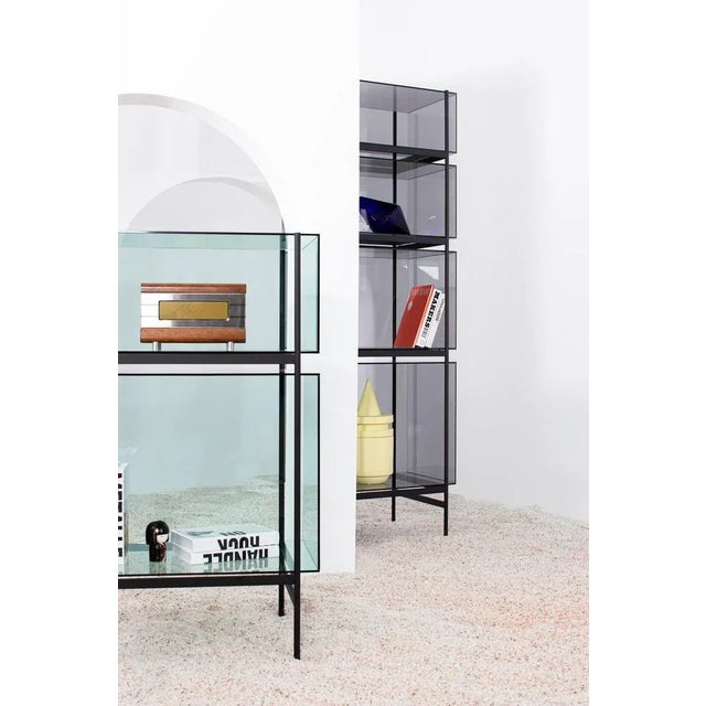 Black Lyn High Blue-Black Cabinet by Pulpo For Sale - Image 8 of 11