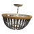 Uolfin Modern Farmhouse Beaded Chandelier For Sale