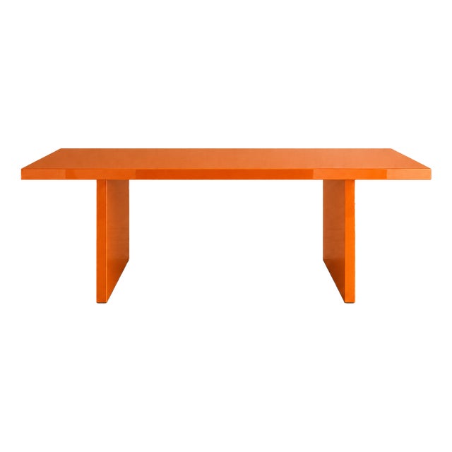 Alfa Table in Glossy Lacquered Wood by Andrea Toffanin for Hood Italia For Sale